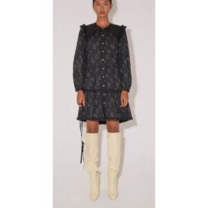 Magali Pascal Anie Dress in Onyx Sz. M/8